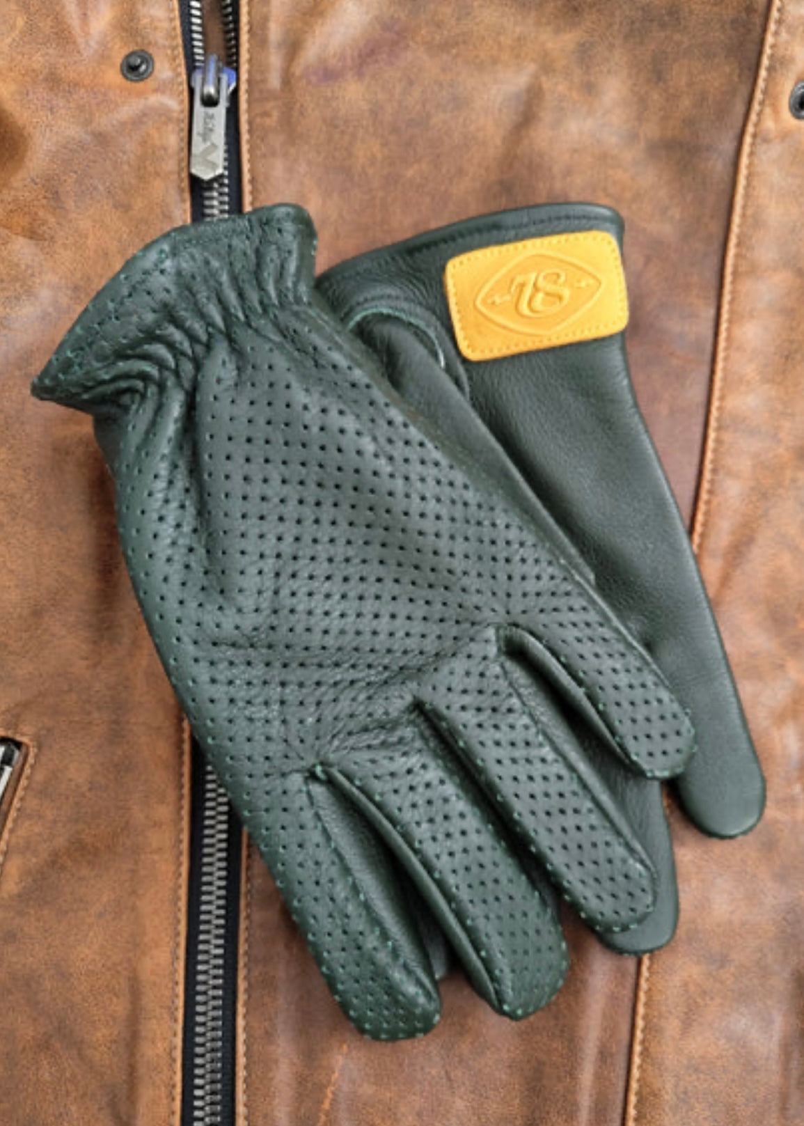 78 Motor Co Sonora Gloves - Racing Green