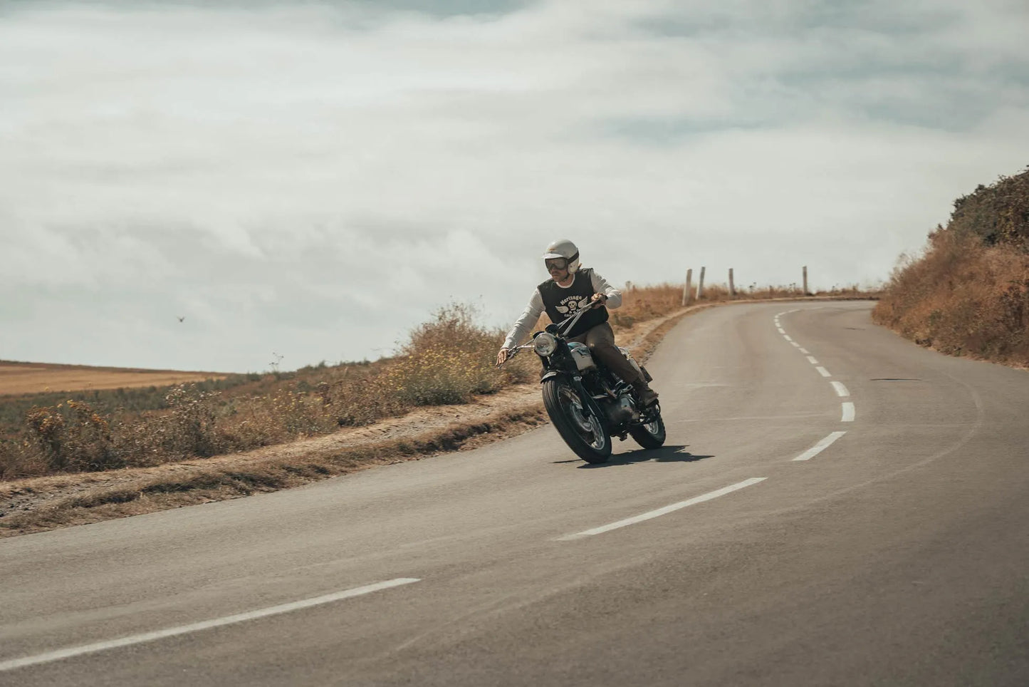 Age of Glory Genuine LS Tee - Washed Black/Off-White