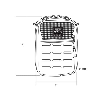Biltwell EXFIL-3 Handlebar Bag