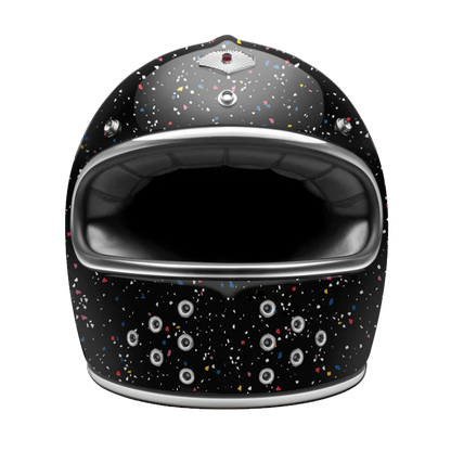 Ruby Castel Full Face Helmet - Cosmos Black