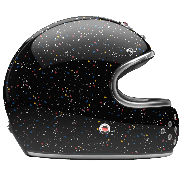 Ruby Castel Full Face Helmet - Cosmos Black