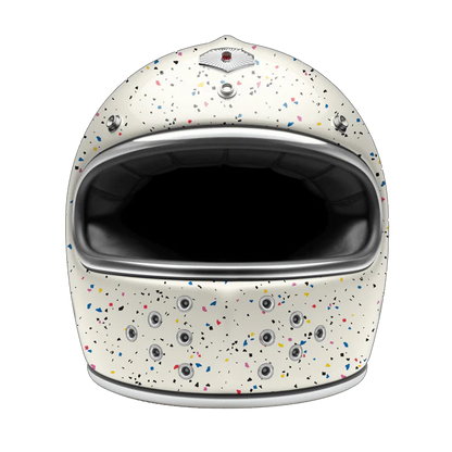 Ruby Castel Full Face Helmet - Cosmos White
