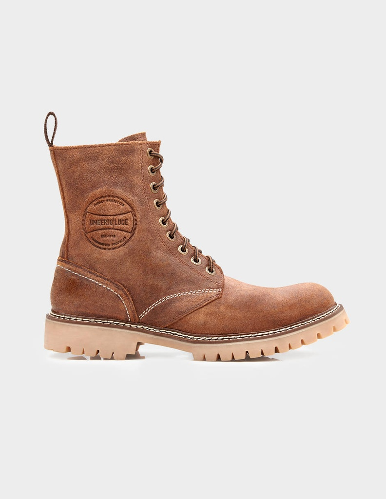 Umberto Luce Gilmore Biker Boots - Brown