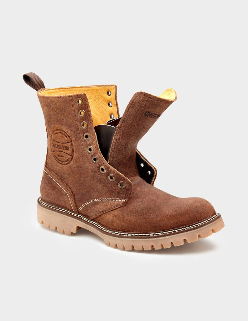 Umberto Luce Gilmore Biker Boots - Brown