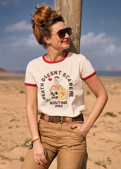 Wildust Sisters Ringer T-Shirt - Scary Routine