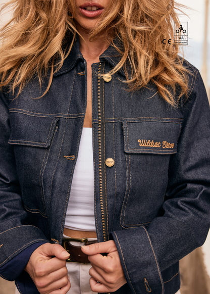 Wildust Sisters Heritage Moto Jacket - Denim