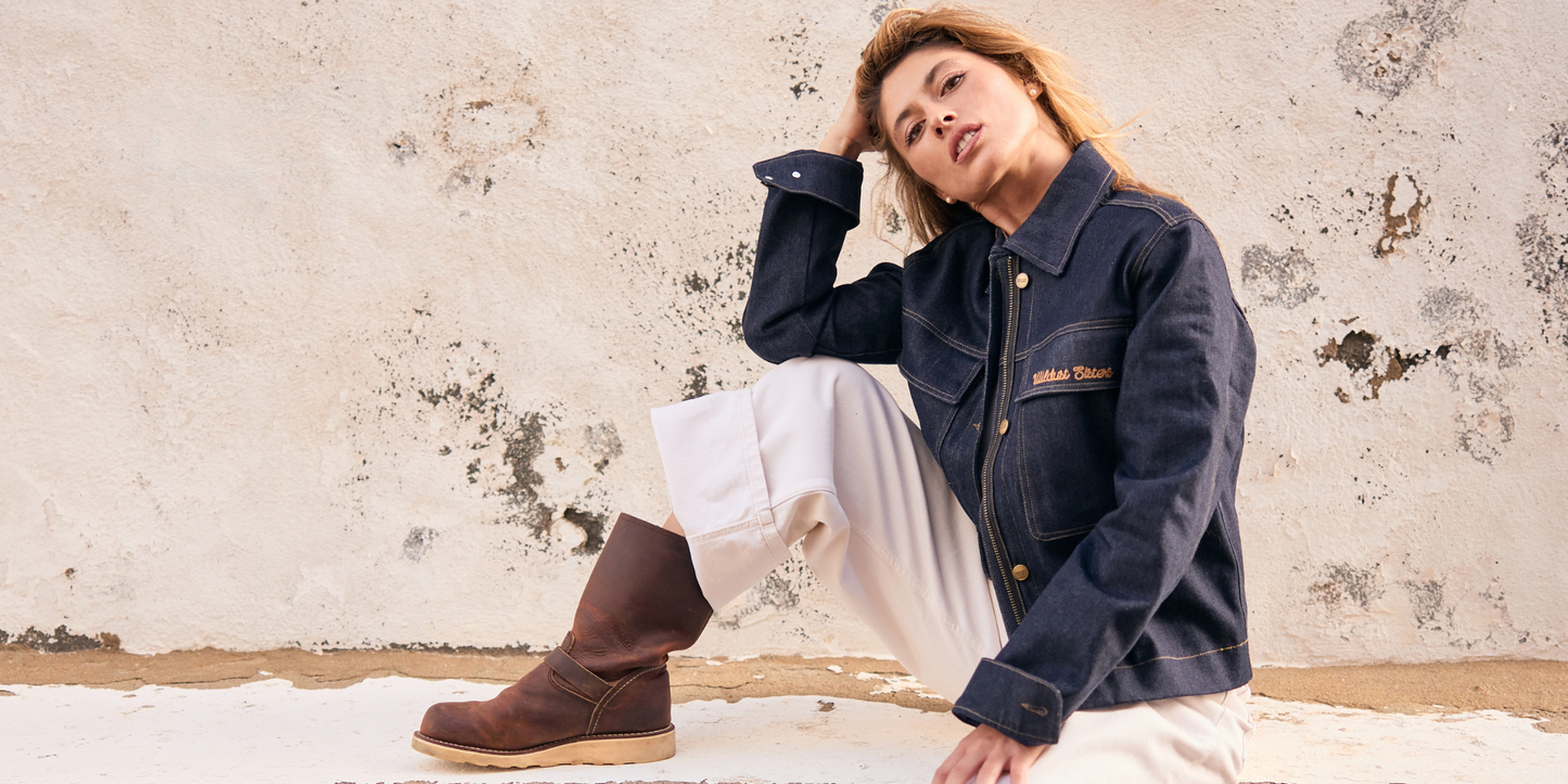 Wildust Sisters Heritage Moto Jacket - Denim