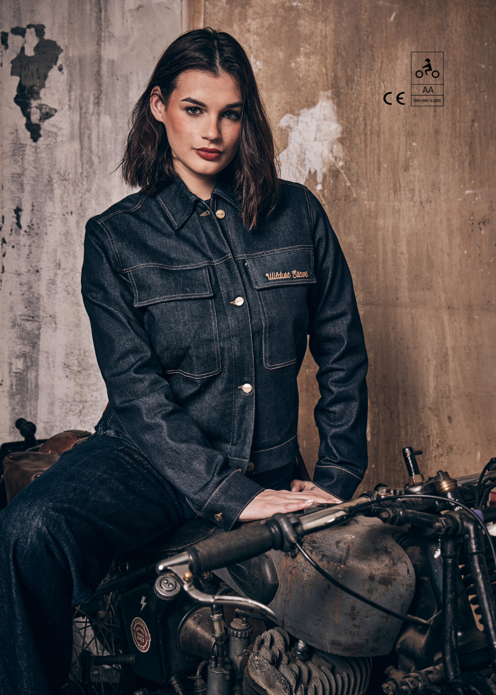 Wildust Sisters Heritage Moto Jacket - Denim
