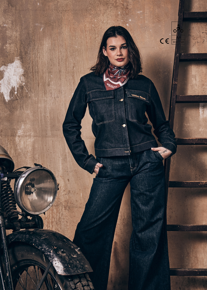 Wildust Sisters Heritage Moto Jacket - Denim
