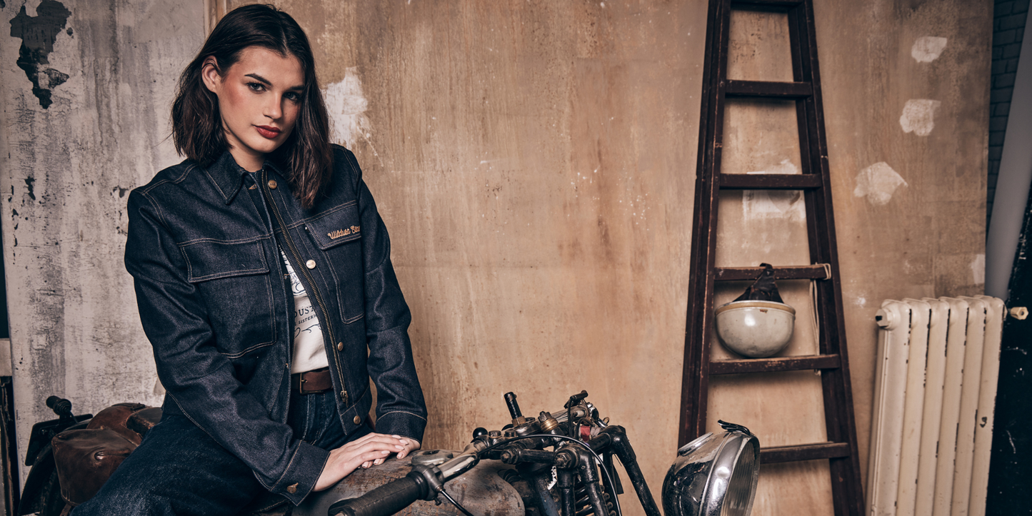Wildust Sisters Heritage Moto Jacket - Denim