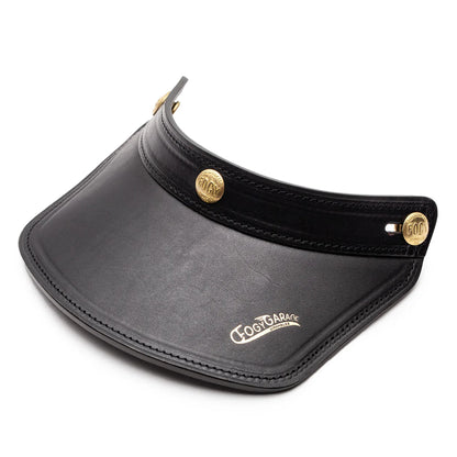 Fogy Garage Leather Peak - Black