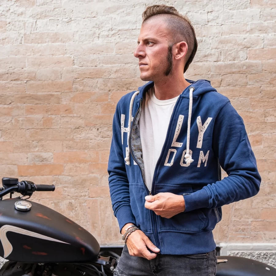 Holyfreedom College Hoodie - Blue