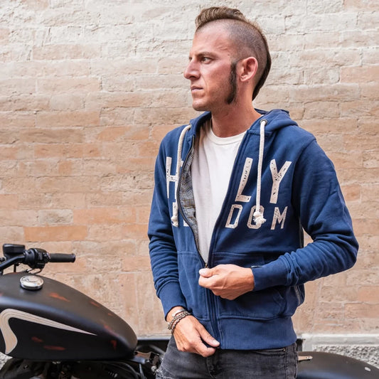 Holyfreedom College Hoodie - Blue