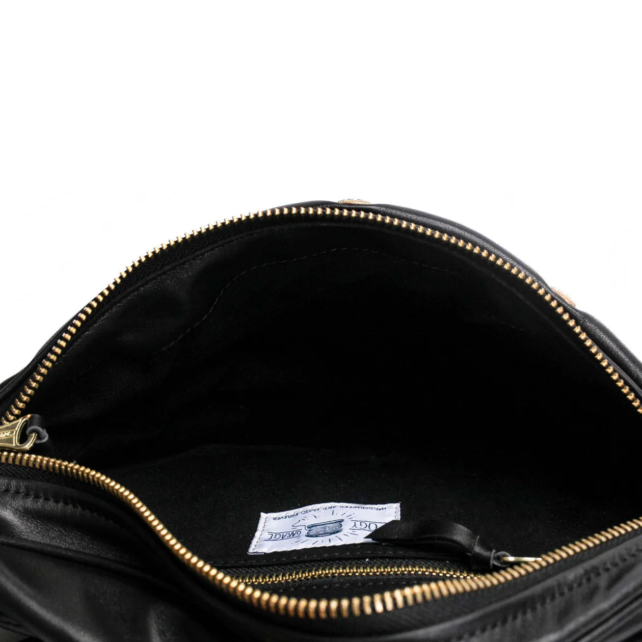 Fogy Garage Diamond Quilted Fanny Pack - Black