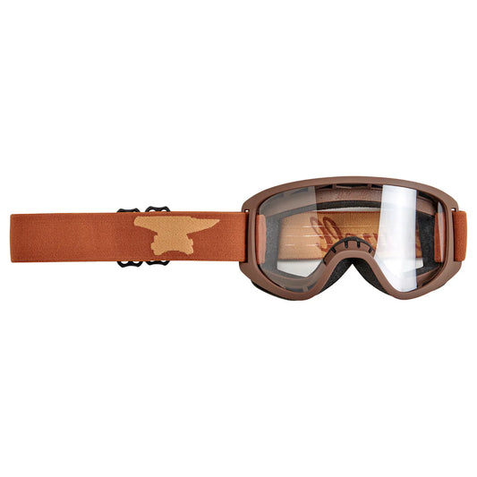 Biltwell Moto 2.0 Goggles - Script Chocolate