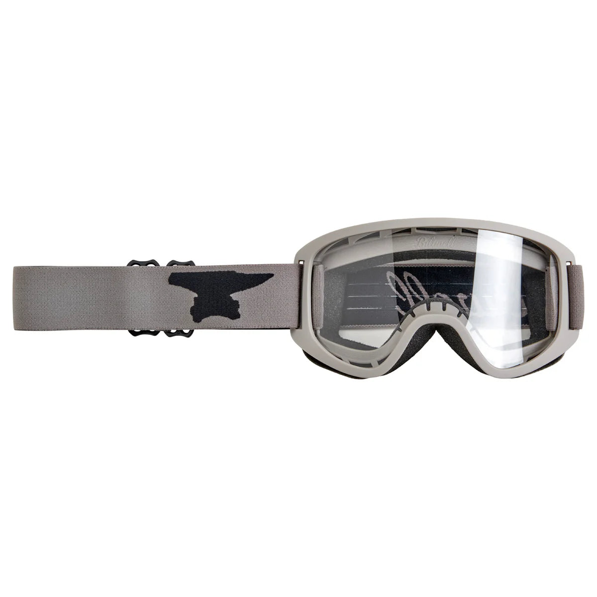 Biltwell Moto 2.0 Goggles - Script Titanium
