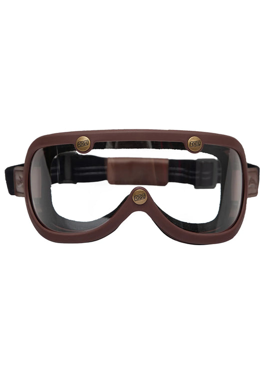 Fogy Garage 70s Goggles - Brown
