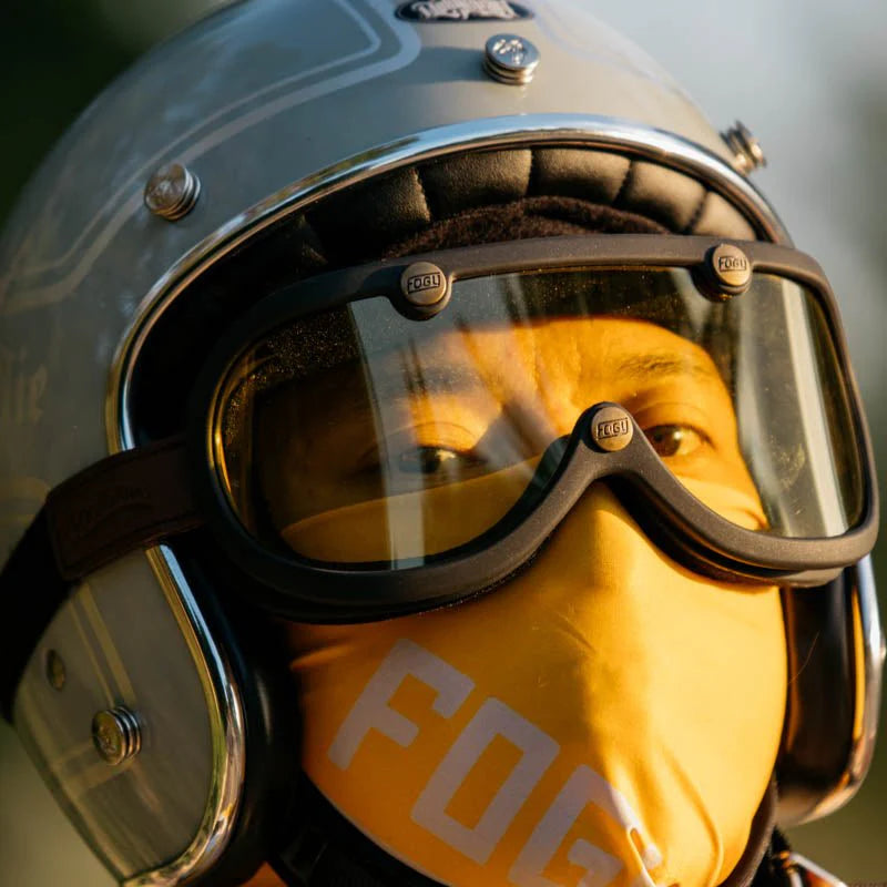 Fogy Garage 70s Goggles - Brown