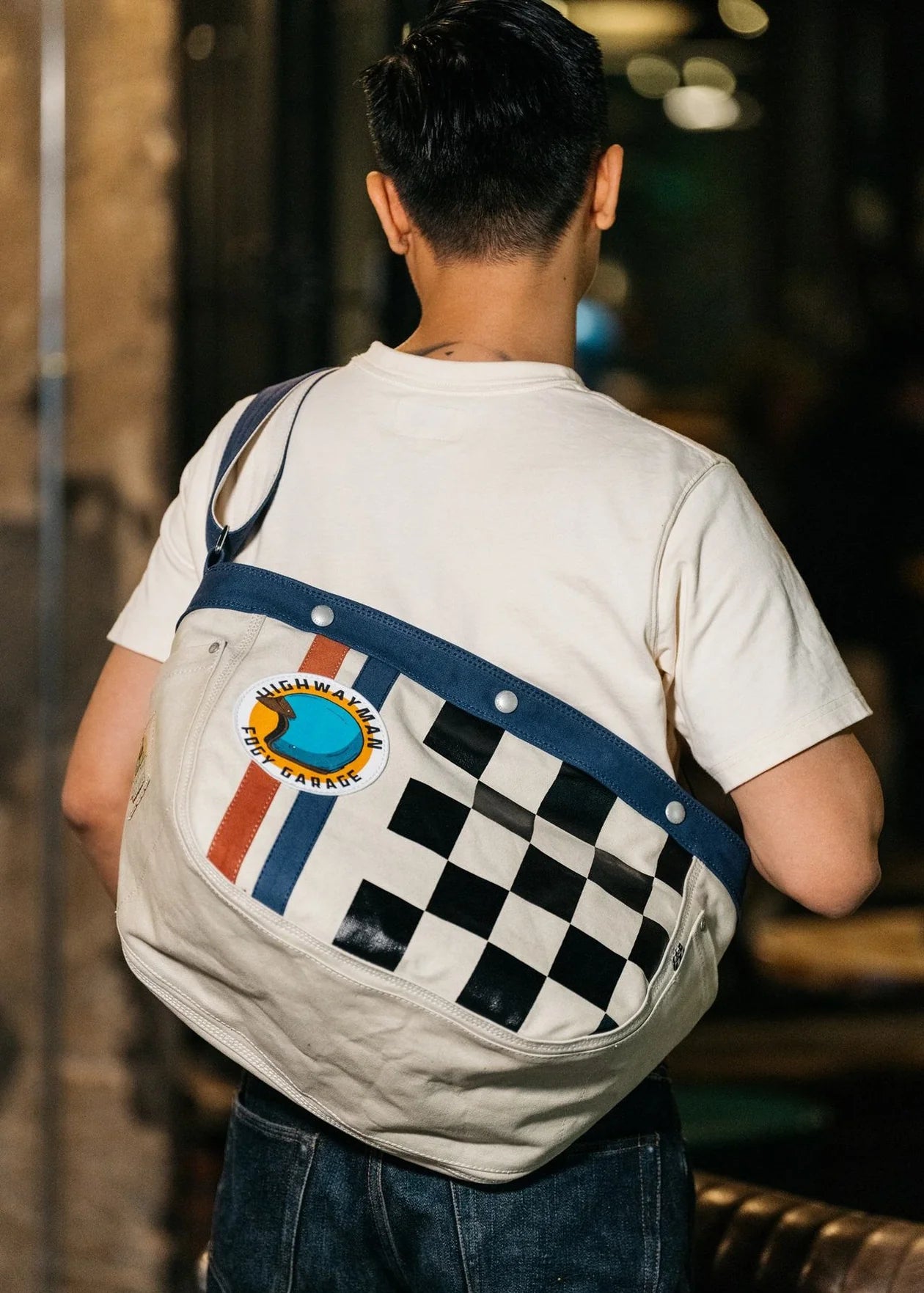 Fogy Garage Newsboy Crossbody Bag - Lemans