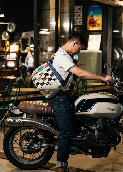 Fogy Garage Newsboy Crossbody Bag - Lemans