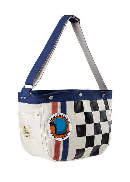 Fogy Garage Newsboy Crossbody Bag - Lemans