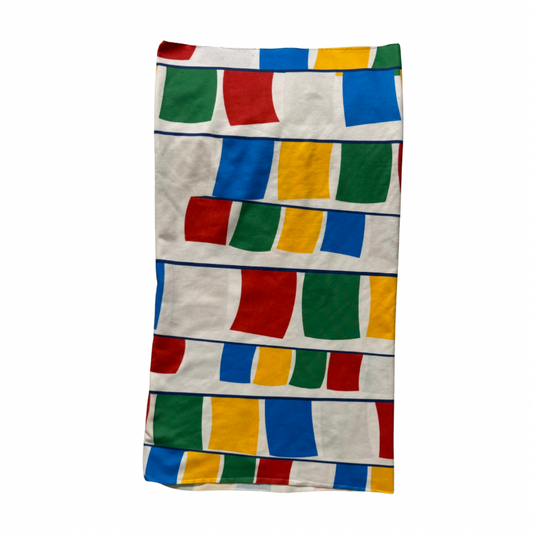 Globe Throttlers Neck Tube - Prayer Flags White