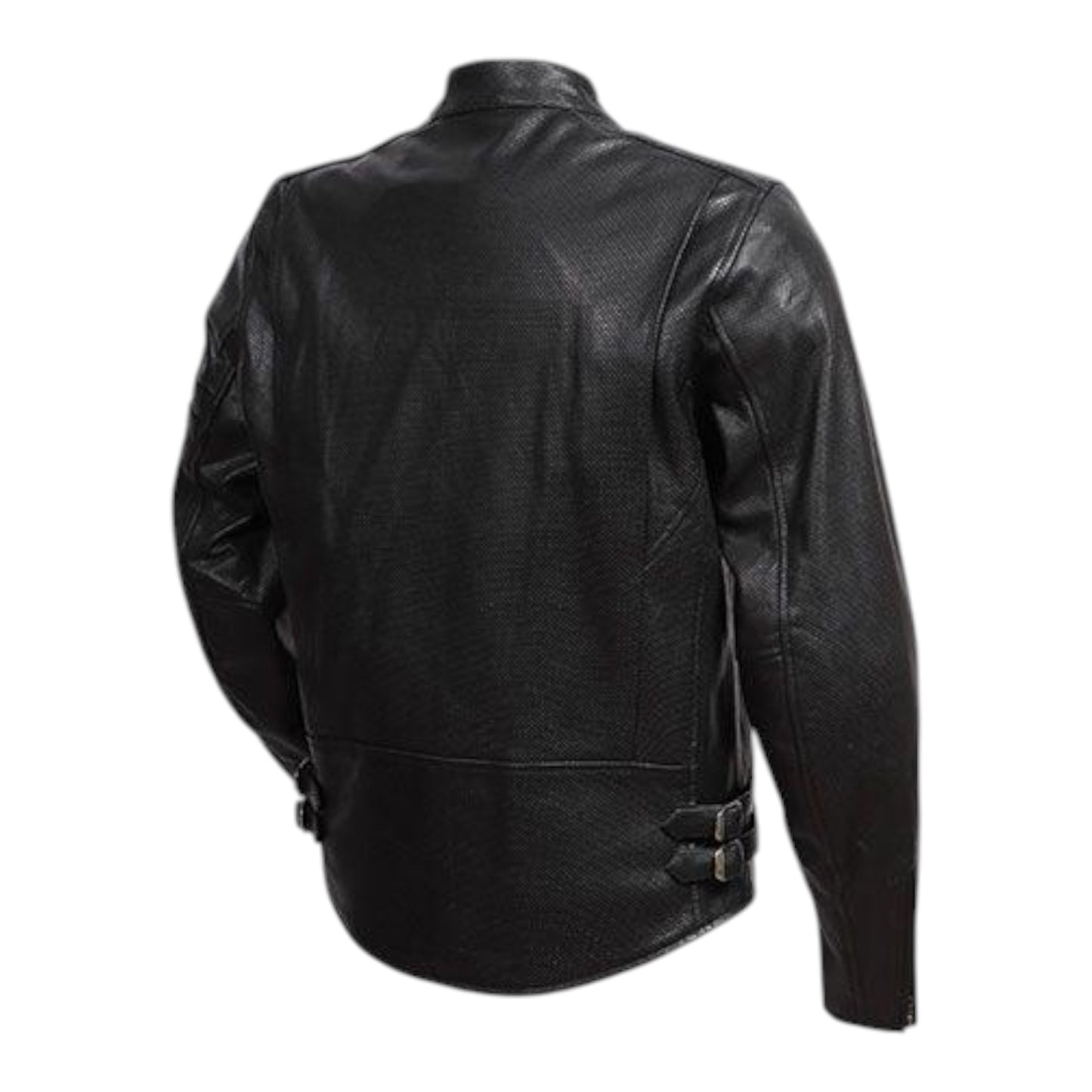 Degner 23SJ-4 Mesh Leather Jacket - Black