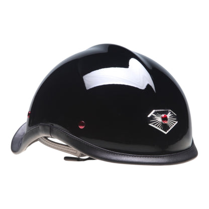 Ruby Fairstone Half Helmet - Hematite Glossy