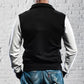 Holyfreedom Sweatshirt Full Zip - Black/White