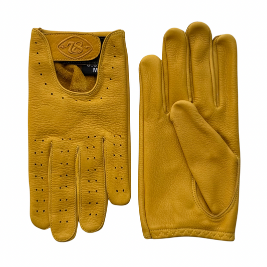78 Motor Co Superlusso Gloves - Yellow