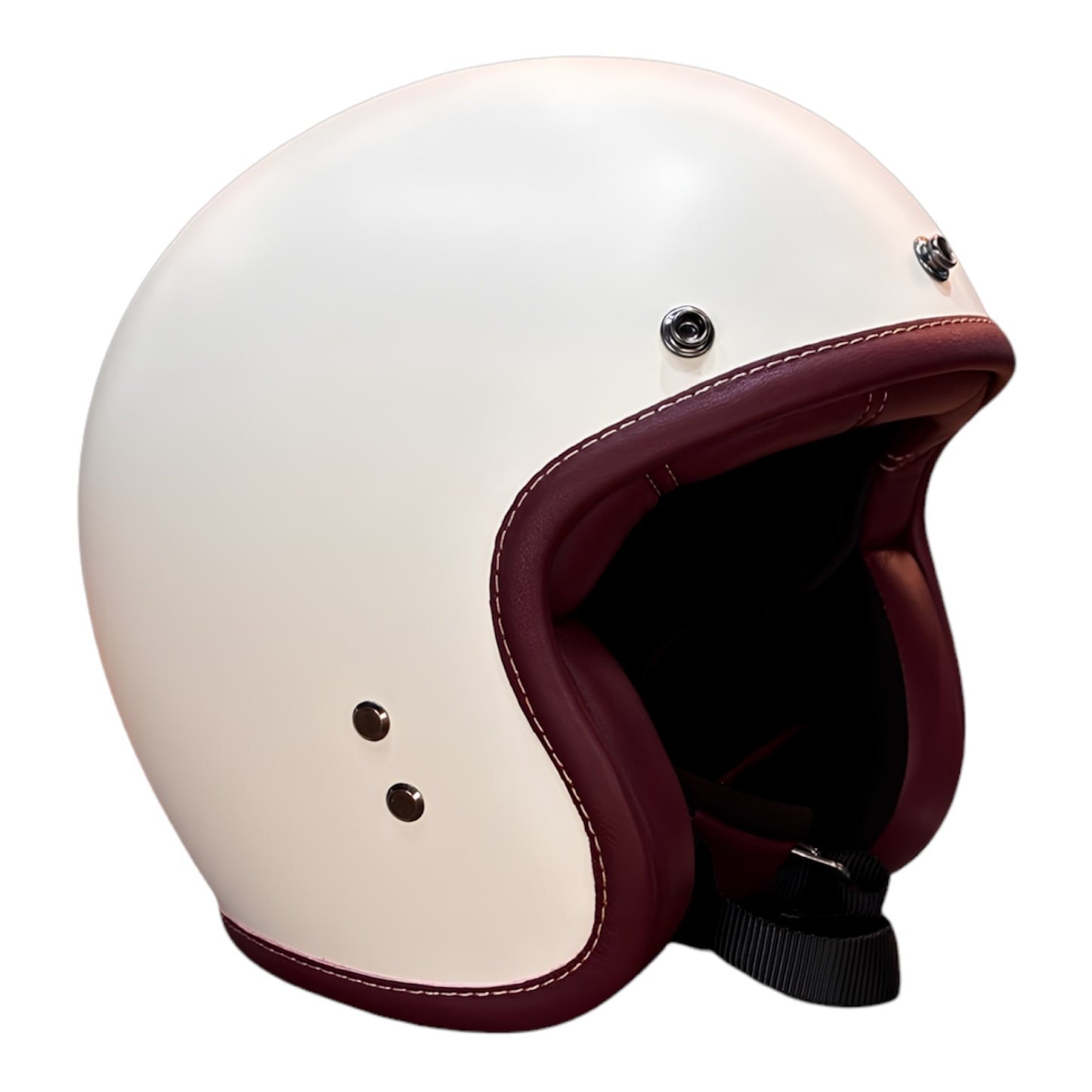 Baruffaldi Roadside Open Face Helmet - Matt Pearl White