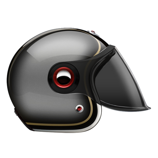 Ruby Belvedere Jet Helmet - Lerchenauer