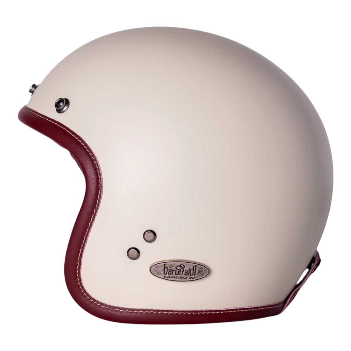 Baruffaldi Roadside Open Face Helmet - Matt Pearl White