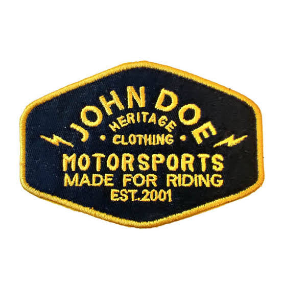 John Doe Patch - Black and Yellow