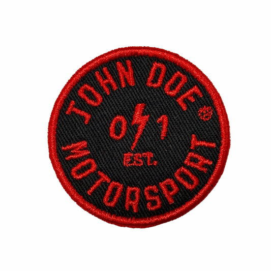 John Doe Patch - Black/Red