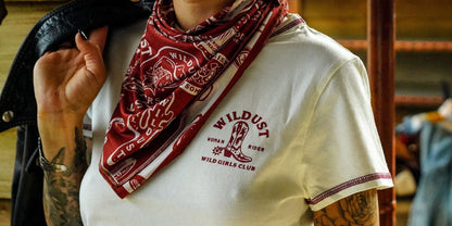Wildust Sisters Moto Scarf - Wild Spirit Red