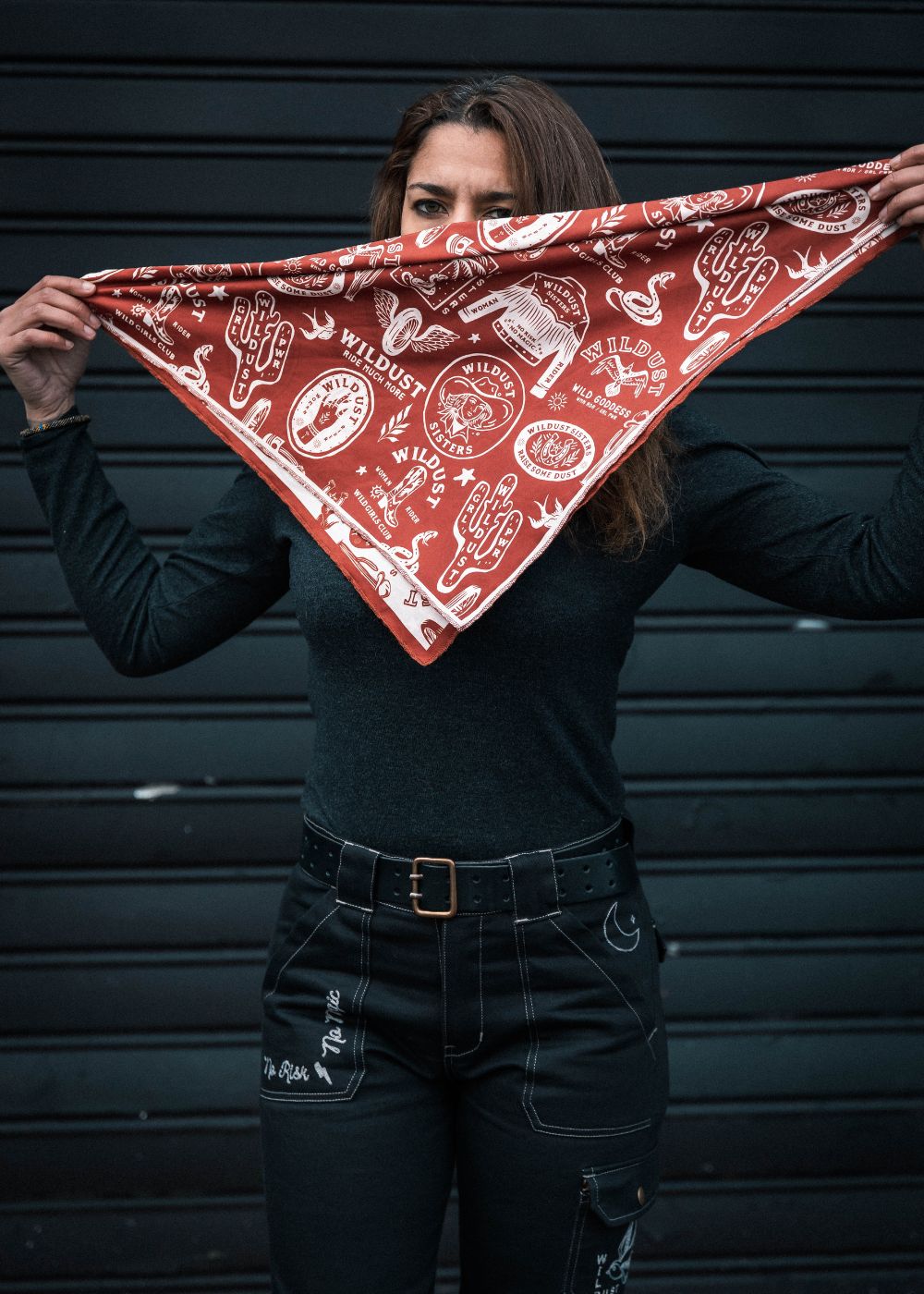 Wildust Sisters Moto Scarf - Wild Spirit Red