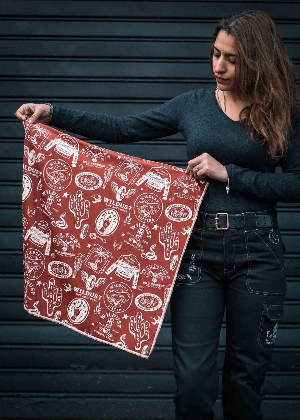 Wildust Sisters Moto Scarf - Wild Spirit Red