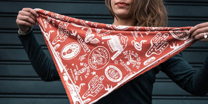 Wildust Sisters Moto Scarf - Wild Spirit Red