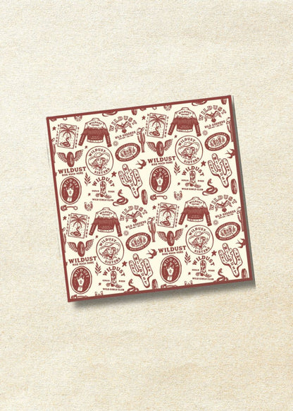 Wildust Sisters Moto Scarf - Wild Spirit Red