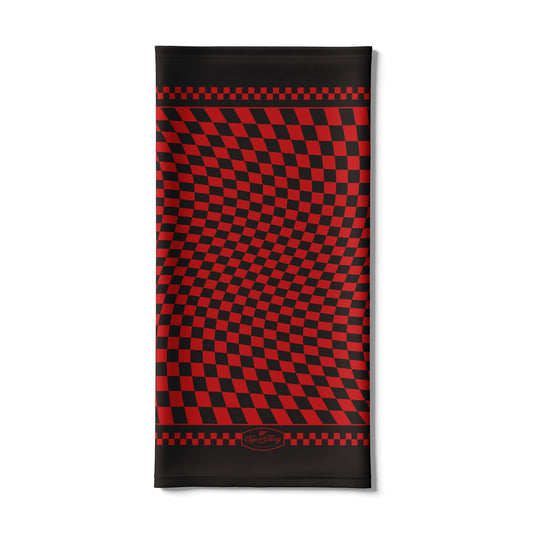Age of Glory Twisted Checkers Neck Tube - Black/Red