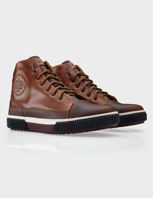Umberto Luce Jack Classics Moto Sneakers - Brown