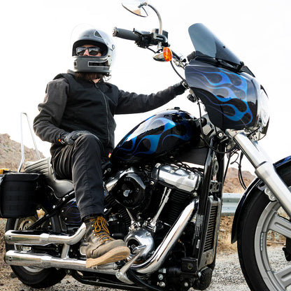 Biltwell Gringo S ECE22.06 - Gloss Storm Grey/Black Tracker