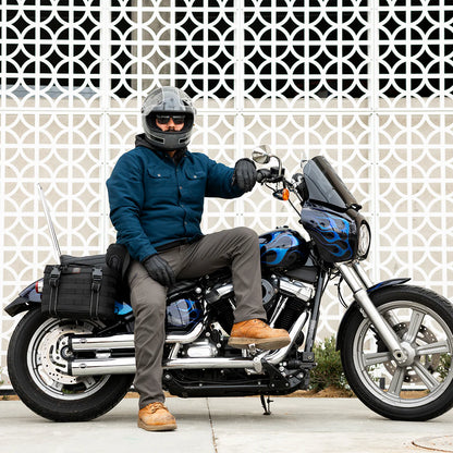 Biltwell Gringo S ECE22.06 - Gloss Storm Grey/Black Tracker