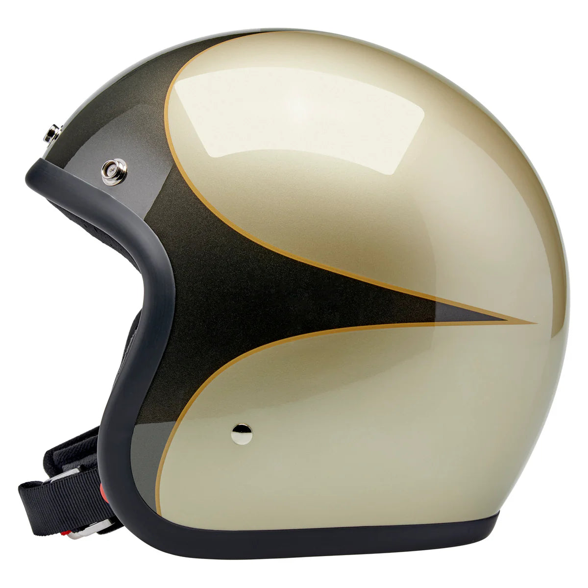 Biltwell Bonanza - Metallic Charcoal / Champagne Scalllop