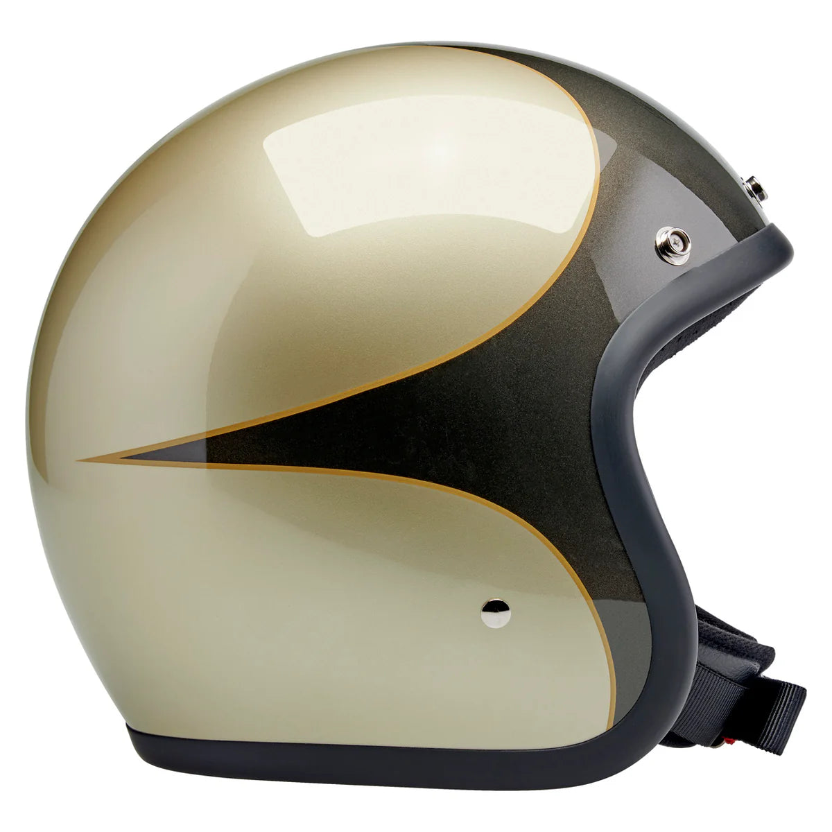 Biltwell Bonanza - Metallic Charcoal / Champagne Scalllop