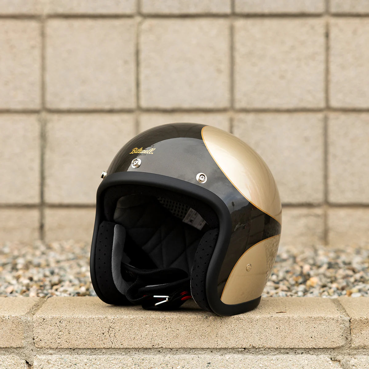Biltwell Bonanza - Metallic Charcoal / Champagne Scalllop