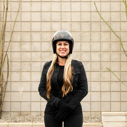 Biltwell Bonanza - Metallic Charcoal / Champagne Scalllop