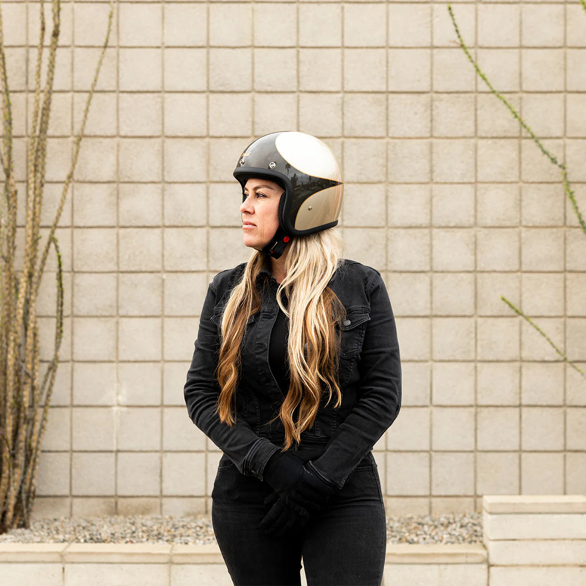 Biltwell Bonanza - Metallic Charcoal / Champagne Scalllop