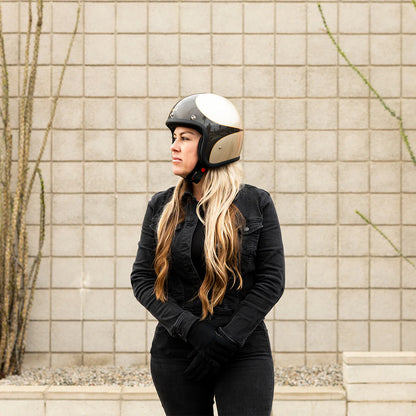 Biltwell Bonanza - Metallic Charcoal / Champagne Scalllop